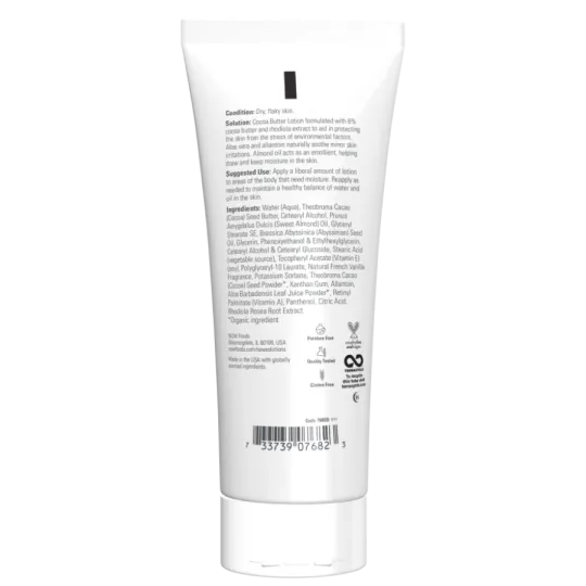 NOW Foods Cocoa Butter Lotion, 237 mL | Unbeatable Prices, Daily Deals | VITASHOP