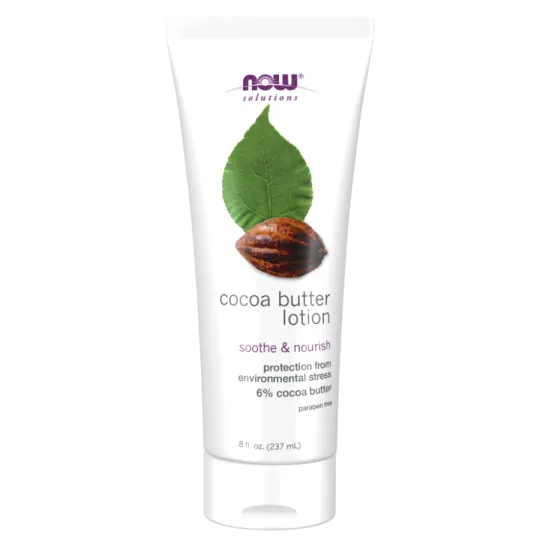 NOW Foods Cocoa Butter Lotion, 237 mL | Unbeatable Prices, Daily Deals | VITASHOP