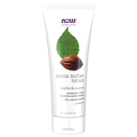 NOW Foods Cocoa Butter Lotion, 237 mL | Unbeatable Prices, Daily Deals | VITASHOP