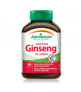 Jamieson Siberian Ginseng 100 Caplets | 每天不同折扣, 全网最低价格 | 种类齐全的保健品店铺 VITASHOP, 只有你想不到, 没有你买不到 !