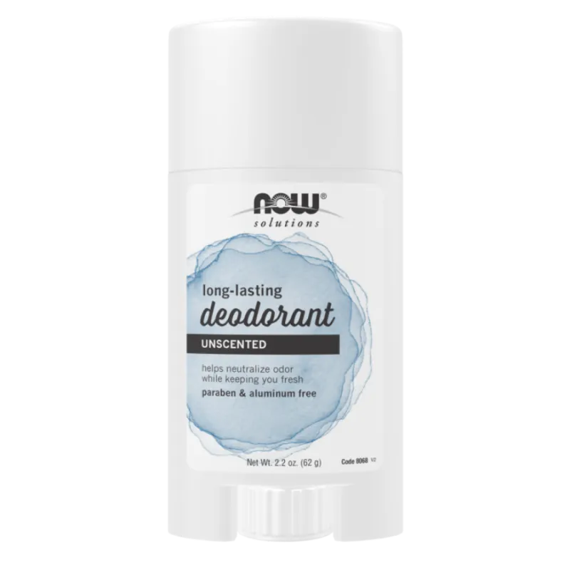 NOW Foods 나우 푸드 롱래스팅 데오도란트 스틱, 무향, 62g | 매일 업데이트되는 특가 상품 | VITASHOP