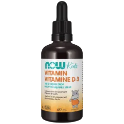 Enfants Vitamine D-3 Gouttes 100 UI / goutte, 60 mL | Safest & Easiest Shopping Vitamins Online | VITASHOP