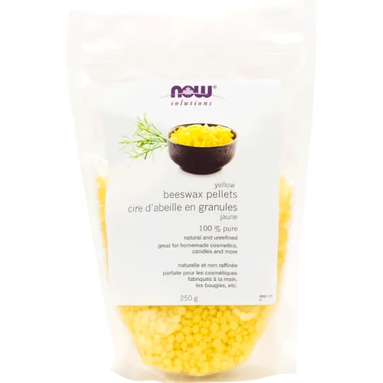 Granulés de cire d’abeille, jaune naturel, 250 g | Safest & Easiest Shopping Vitamins Online | VITASHOP