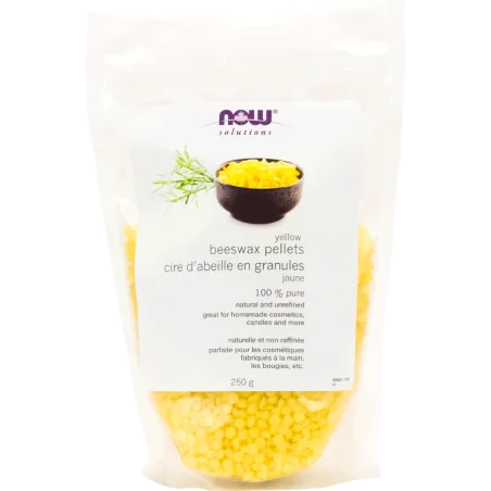 NOW Foods 나우 푸드 비즈왁스 펠렛, 내추럴 옐로우, 250g | 매일 업데이트되는 특가 상품 | VITASHOP