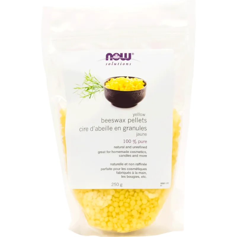 Granulés de cire d’abeille, jaune naturel, 250 g | Safest & Easiest Shopping Vitamins Online | VITASHOP