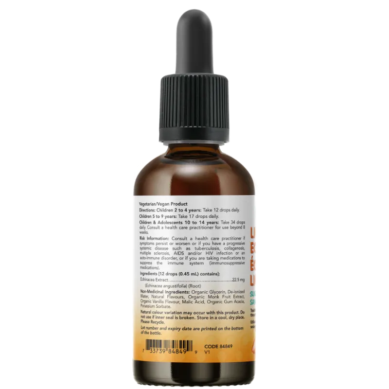 Échinacée liquide pour enfants, 59 mL | Safest & Easiest Shopping Vitamins Online | VITASHOP