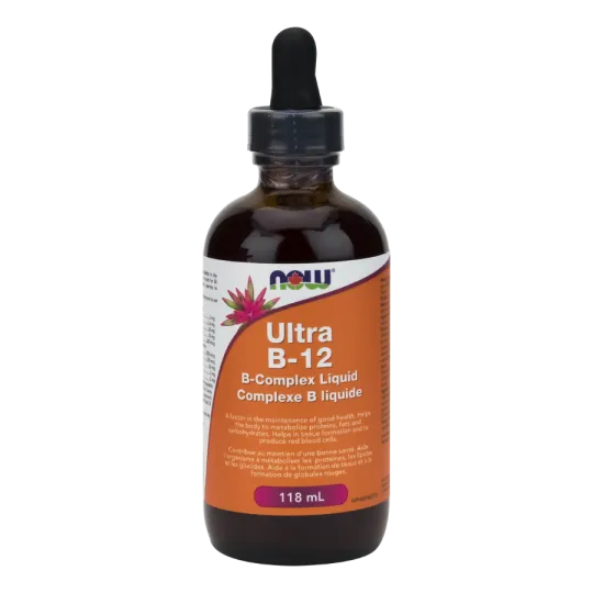 Ultra B-12 B-Complex Liquide, 118 mL | Safest & Easiest Shopping Vitamins Online | VITASHOP