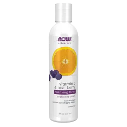 NOW Foods Vitamin C & Acai Purifying Toner, 237 mL | Unbeatable Prices, Daily Deals | VITASHOP
