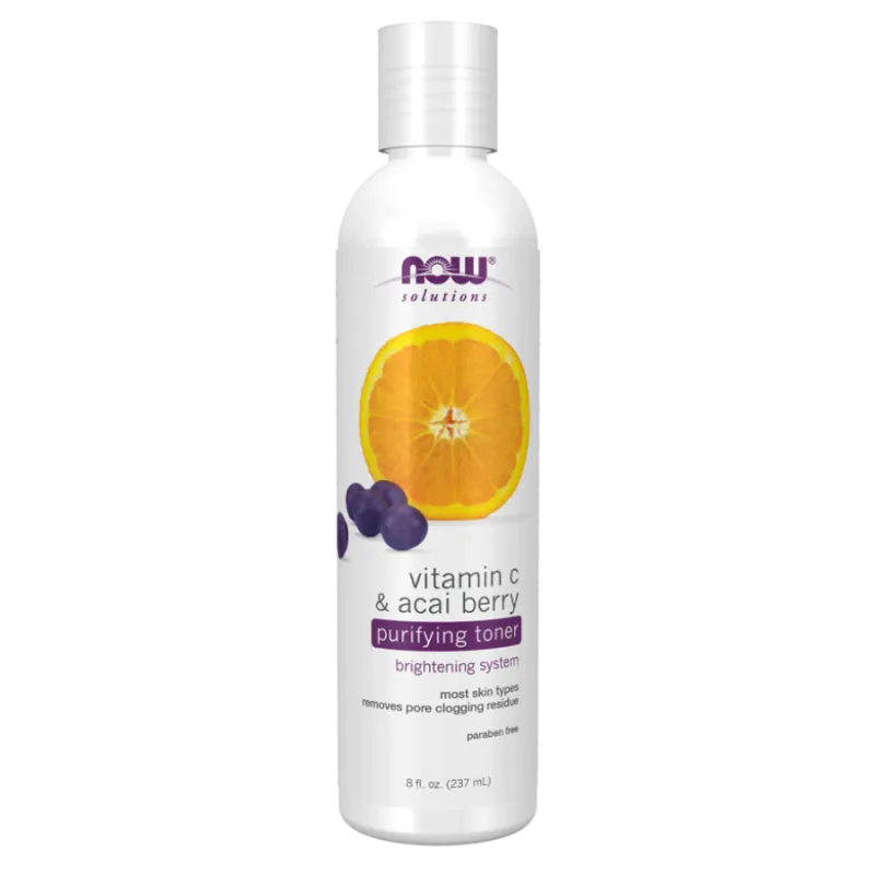 NOW Foods 나우 푸드 비타민 C & 아사이 퓨리파잉 토너, 237mL | 매일 업데이트되는 특가 상품 | VITASHOP