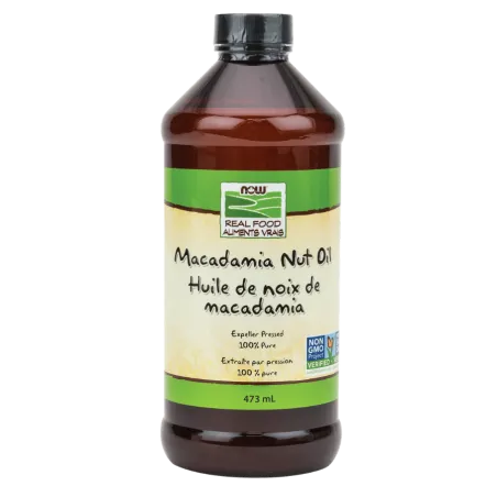 NOW Foods Macadamia Nut Oil, 473 mL | Unbeatable Prices, Daily Deals | VITASHOP