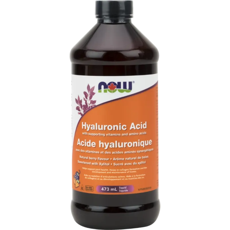 NOW Foods Hyaluronic Acid Liquid, 473 mL | Unbeatable Prices, Daily Deals | VITASHOP