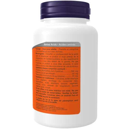 NOW Foods 나우 푸드 L-시스테인 500mg, 100정 | 매일 업데이트되는 특가 상품 | VITASHOP