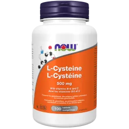 NOW Foods L-Cysteine 500 mg, 100 Tablets | Unbeatable Prices, Daily Deals | VITASHOP