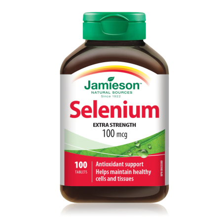 Jamieson Selenium 100 mcg 100 Tablets | 每天不同折扣, 全网最低价格 | 种类齐全的保健品店铺 VITASHOP, 只有你想不到, 没有你买不到 !