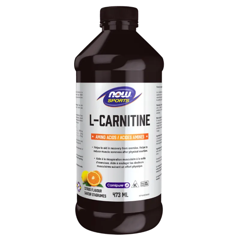 L-Carnitine Arôme d’agrumes Liquide, 473 mL | Safest & Easiest Shopping Vitamins Online | VITASHOP