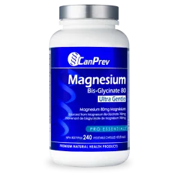 Magnesium Bis-Glycinate 80 Ultra Gentle 240 Vegi Capsules | Safest & Easiest Shopping Vitamins Online | VITASHOP