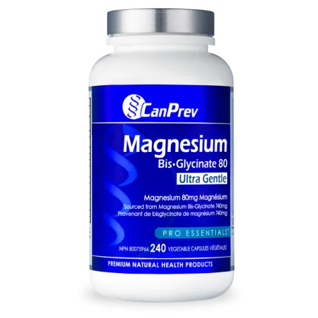 CanPrev Magnesium Bis-Glycinate 80 Ultra Gentle 240 Vegi Capsules | 每天不同折扣, 全网最低价格 | 种类齐全的保健品店铺 VITASHOP, 只有你想不到, 没有你买不到 !