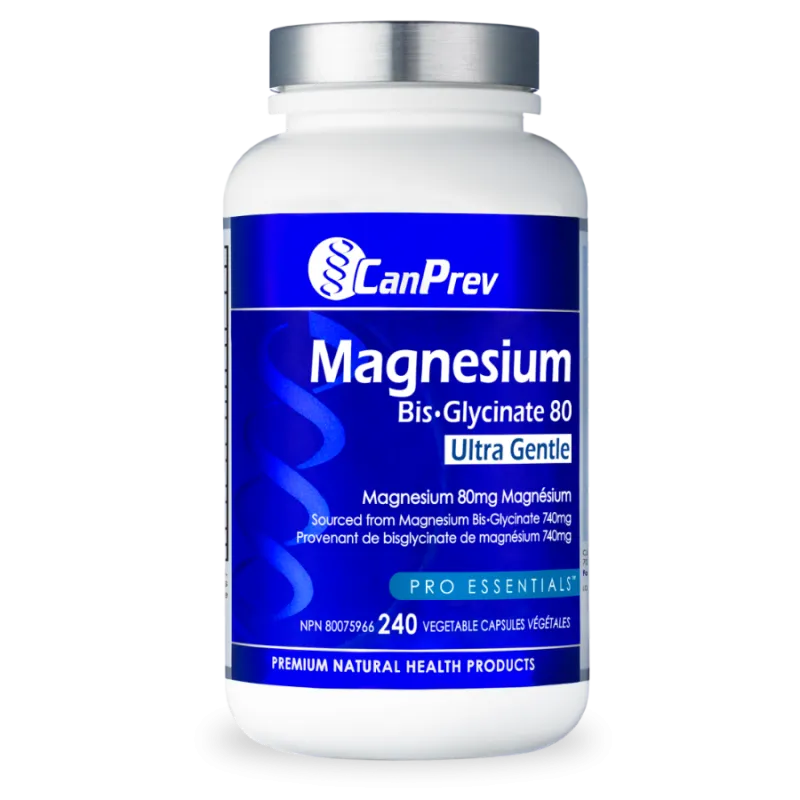 CanPrev Magnesium Bis-Glycinate 80 Ultra Gentle 240 Vegi Capsules | 每天不同折扣, 全网最低价格 | 种类齐全的保健品店铺 VITASHOP, 只有你想不到, 没有你买不到 !
