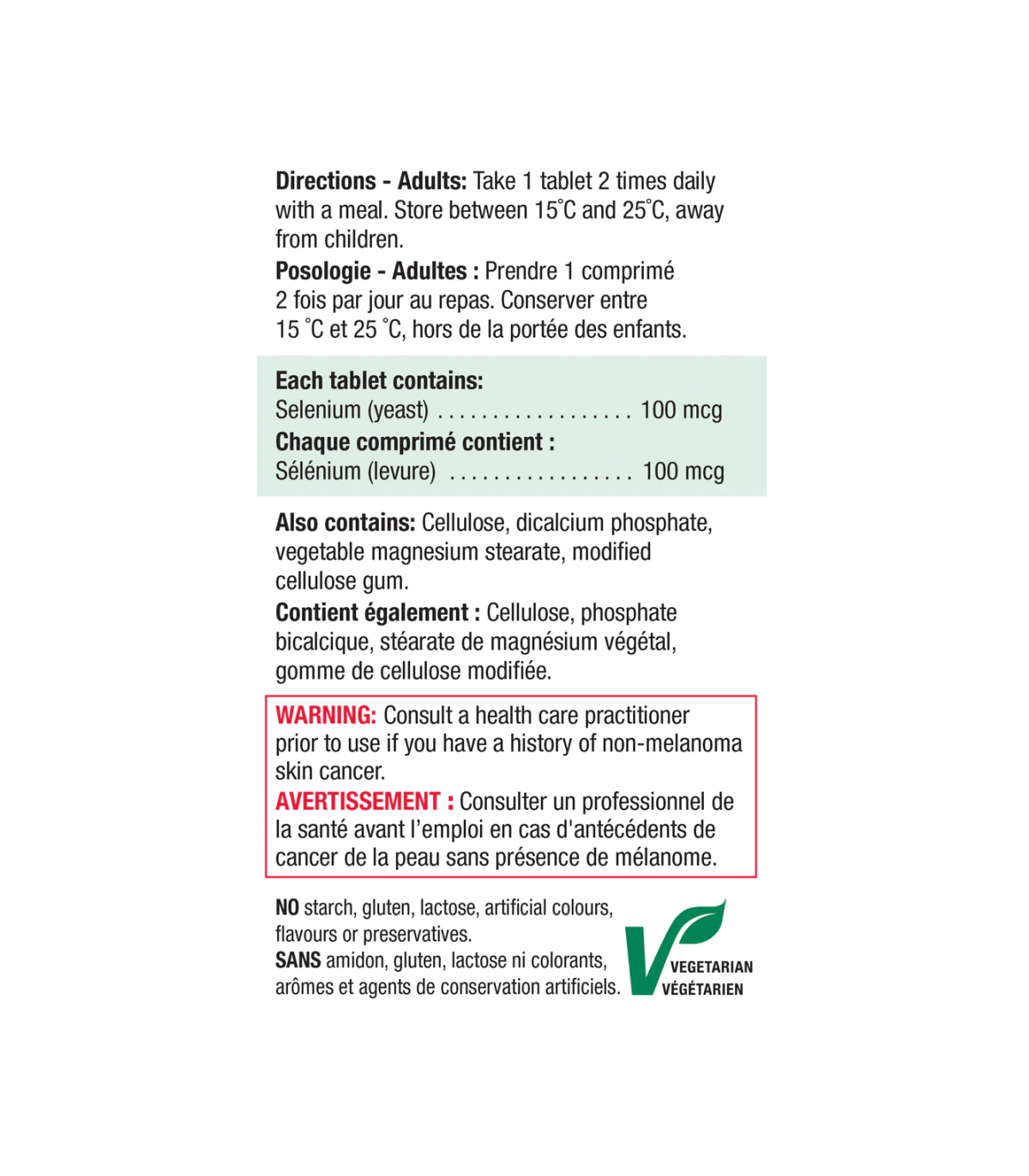 Jamieson Selenium 100 mcg 100 Tablets | 每天不同折扣, 全网最低价格 | 种类齐全的保健品店铺 VITASHOP, 只有你想不到, 没有你买不到 !