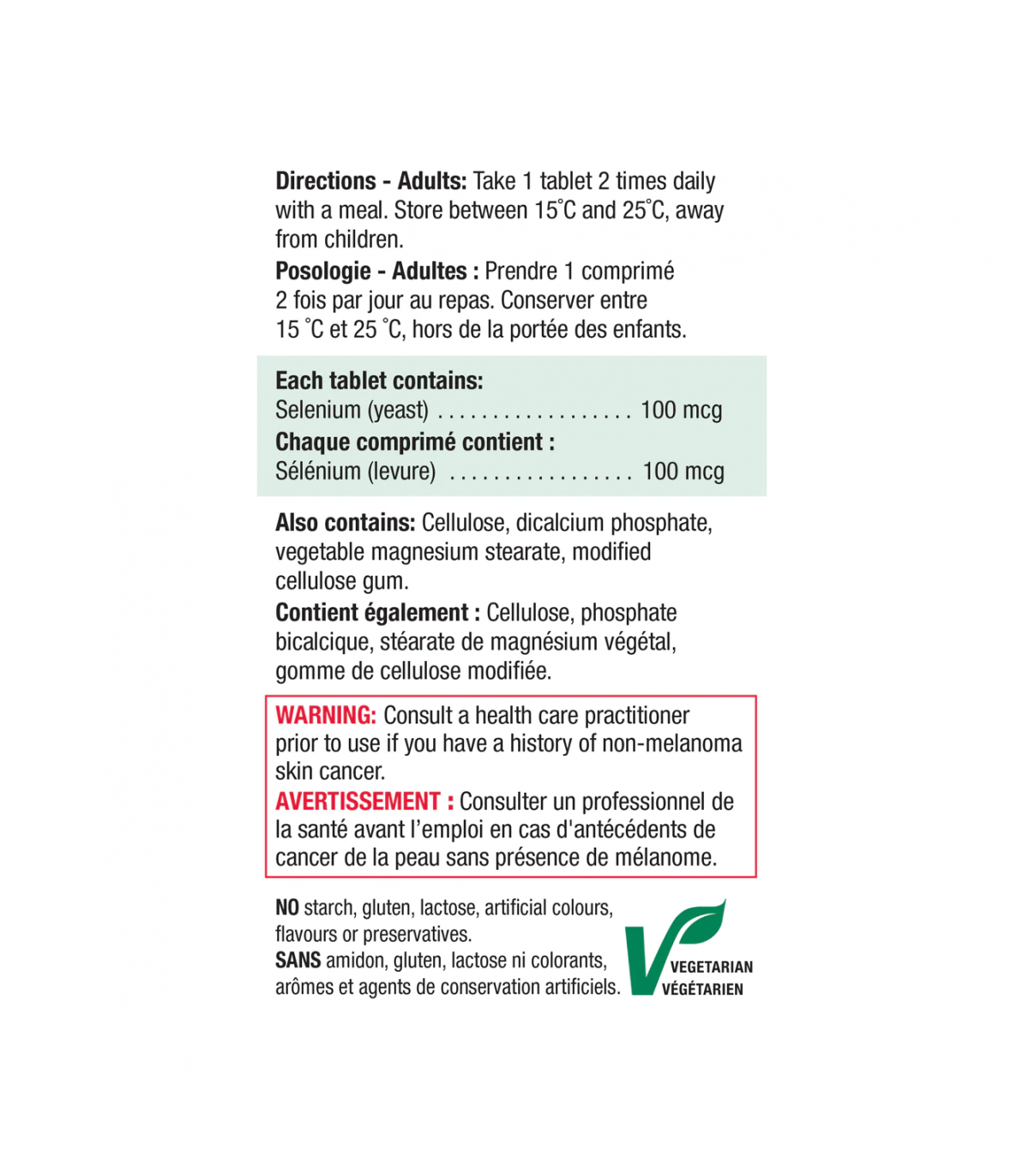 Jamieson Selenium 100 mcg 100 Tablets | 每天不同折扣, 全网最低价格 | 种类齐全的保健品店铺 VITASHOP, 只有你想不到, 没有你买不到 !