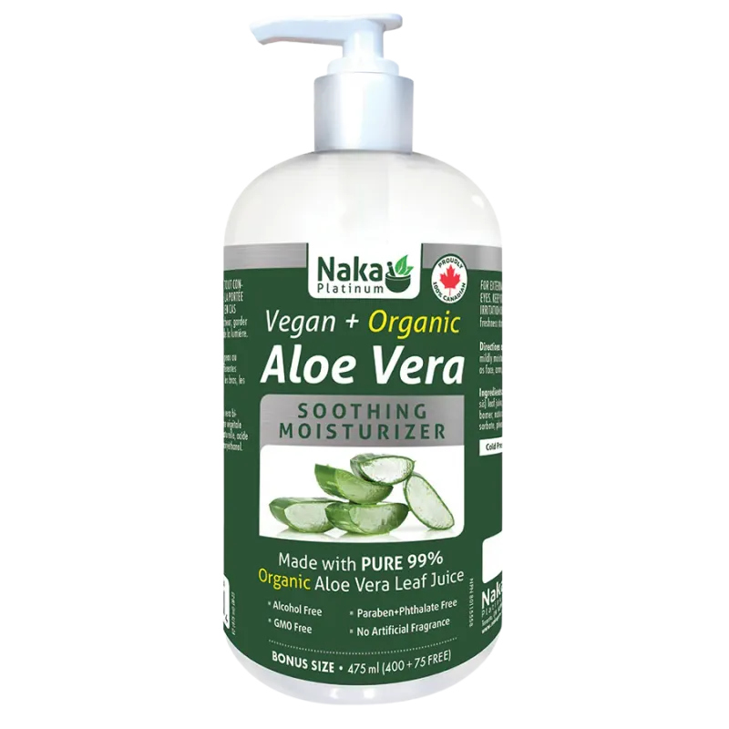 Naka Platinum Aloe Gel 99% Platinum 475 ml (Organic + Vegan) | Unbeatable Prices, Daily Deals | VITASHOP