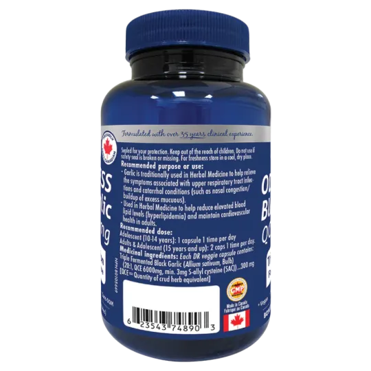 Platinum Black Garlic (Odourless + 3X Fermented ) 75 Vegi Capsules | Safest & Easiest Shopping Vitamins Online | VITASHOP