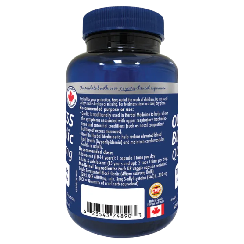 Platinum Black Garlic (Odourless + 3X Fermented ) 75 Vegi Capsules | Safest & Easiest Shopping Vitamins Online | VITASHOP