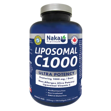 Naka Platinum Liposomal C1000 500mg 180 Softgels | 매일 업데이트되는 특가 상품 | VITASHOP