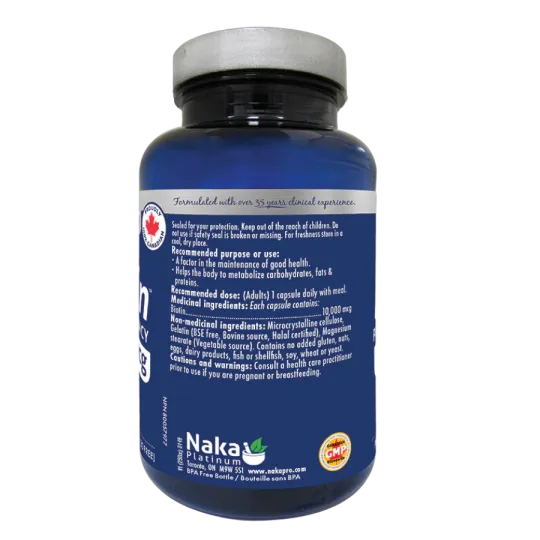 Platinum Pro Biotin 10,000 mcg 90 Capsules | Safest & Easiest Shopping Vitamins Online | VITASHOP