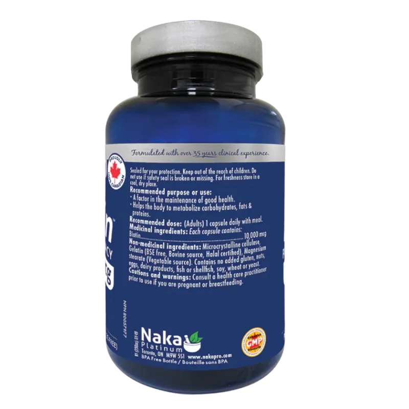 Platinum Pro Biotin 10,000 mcg 90 Capsules | Safest & Easiest Shopping Vitamins Online | VITASHOP