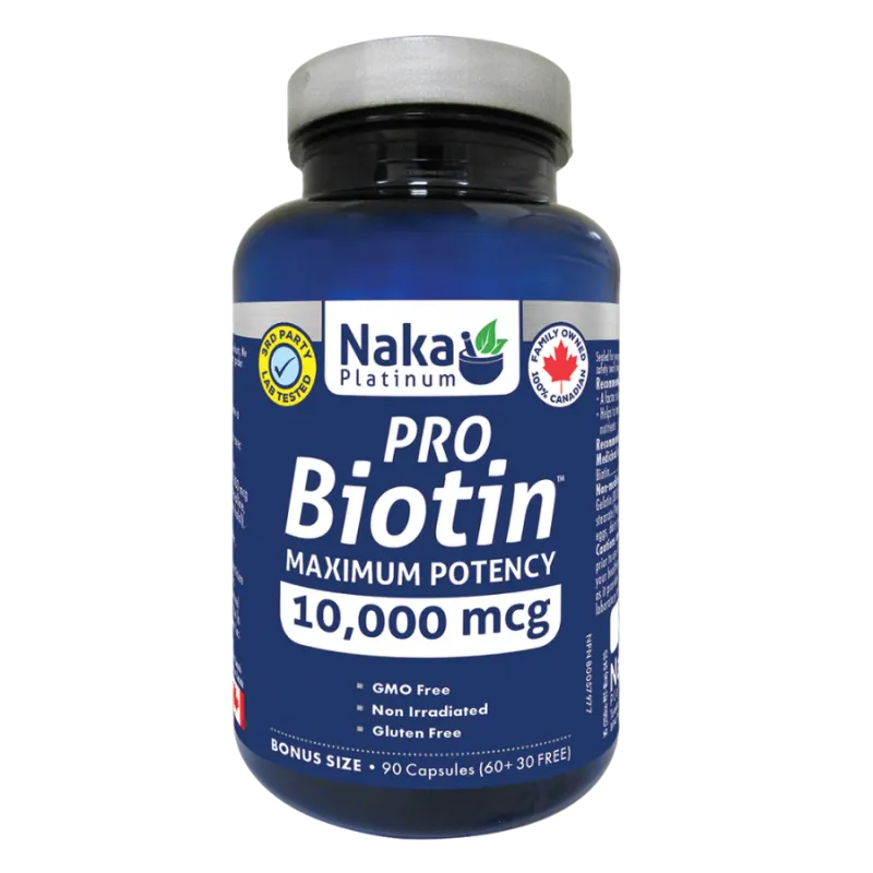Platinum Pro Biotin 10,000 mcg 90 Capsules | Safest & Easiest Shopping Vitamins Online | VITASHOP