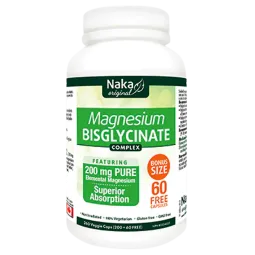 Naka Magnesium Bisglycinate 200 mg 260 Vegi Capsules | Unbeatable Prices, Daily Deals | VITASHOP