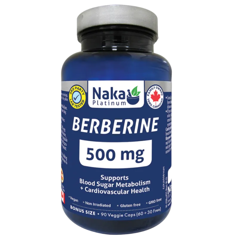 Platinum Berberine 500 mg 90 Vegi Capsules | Safest & Easiest Shopping Vitamins Online | VITASHOP