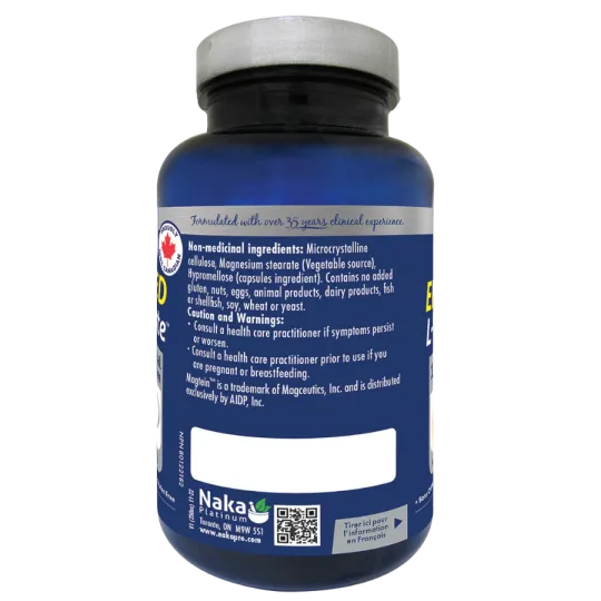 Naka PRO L-Threonate Magnesium 144mg 60 Veggie Caps | 每天不同折扣, 全网最低价格 | 种类齐全的保健品店铺 VITASHOP, 只有你想不到, 没有你买不到 !