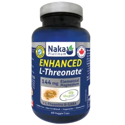 Naka PRO L-Threonate Magnesium 144mg 60 Veggie Caps | Unbeatable Prices, Daily Deals | VITASHOP