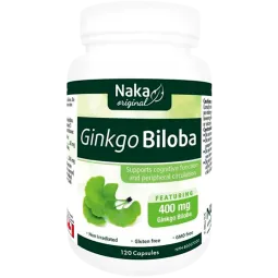 Naka Ginkgo Biloba 400 mg 120 Capsules | Unbeatable Prices, Daily Deals | VITASHOP