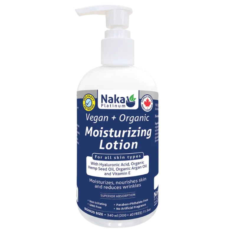 Platinum Moisturizing Hyluronic Acid, Hemp Seed, Argan, Vit E Cream 340 ml | Safest & Easiest Shopping Vitamins Online | VITASHO