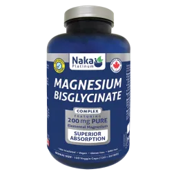 Naka Platinum Mag Bisglycinate 200 mg 150 Vegi Capsules | Unbeatable Prices, Daily Deals | VITASHOP