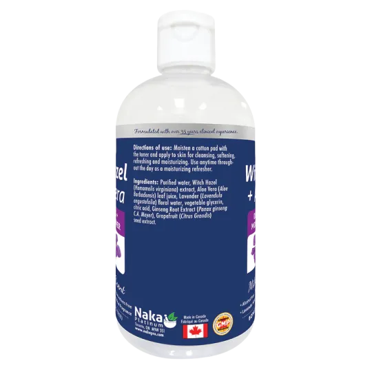 Naka Platinum Witch Hazel + Aloe Toner 360 ml | Unbeatable Prices, Daily Deals | VITASHOP