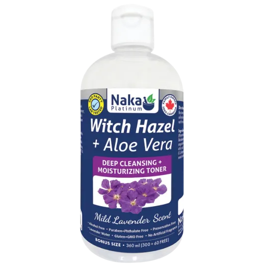Naka Platinum Witch Hazel + Aloe Toner 360 ml | Unbeatable Prices, Daily Deals | VITASHOP