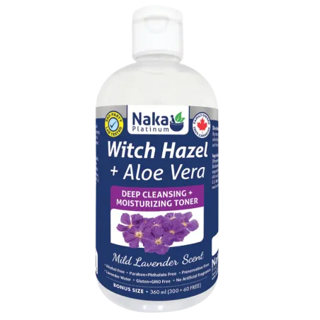 Naka Platinum Witch Hazel + Aloe Toner 360 ml | Unbeatable Prices, Daily Deals | VITASHOP