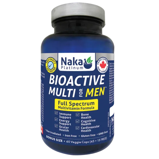 Platinum Bioactive Multi pour hommes 60 Vcaps