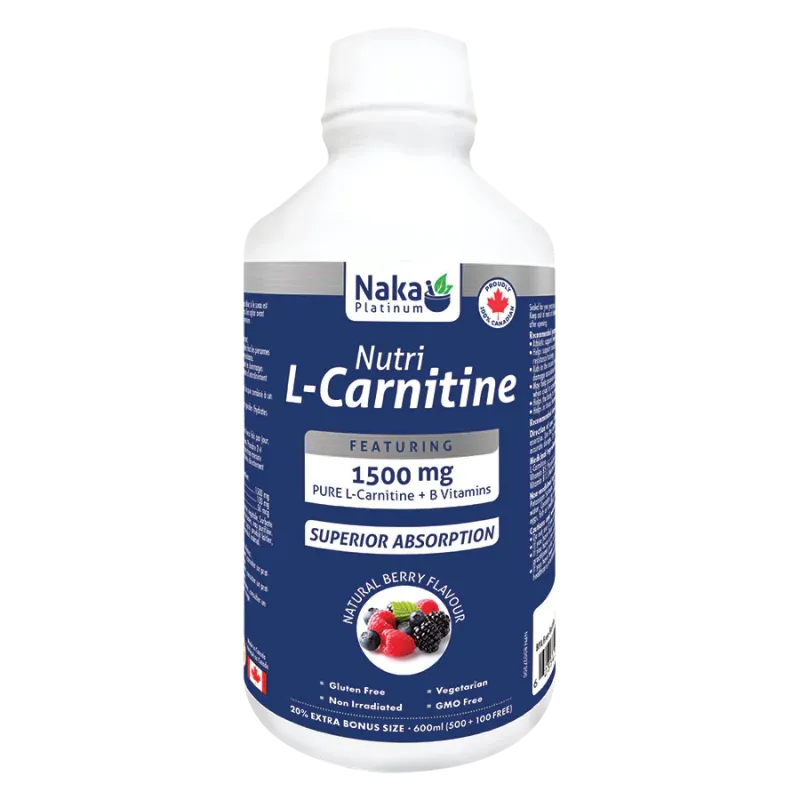 Naka Platinum Nutri L Carnitine 1500 mg 600 ml Liquid | Unbeatable Prices, Daily Deals | VITASHOP