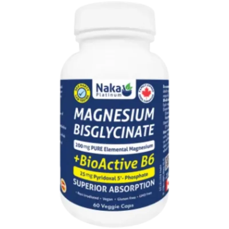 Magnesium Bisglyciate by NAKA Platinum 60 Veggie Capsules|BEST DEALS|VitaShop