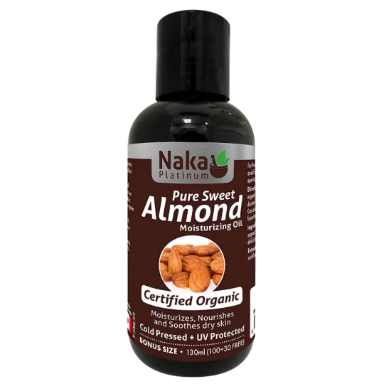 Naka Platinum Organic Almond Oil 130 ml | 每天不同折扣, 全网最低价格 | 种类齐全的保健品店铺 VITASHOP, 只有你想不到, 没有你买不到 !