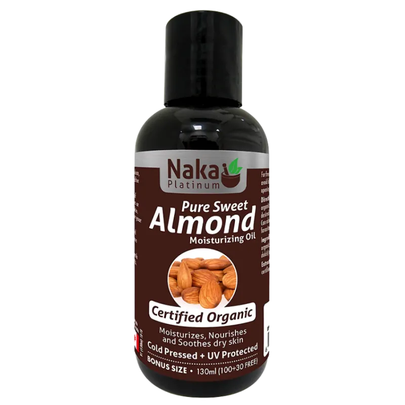 Naka Platinum Organic Almond Oil 130 ml | 每天不同折扣, 全网最低价格 | 种类齐全的保健品店铺 VITASHOP, 只有你想不到, 没有你买不到 !