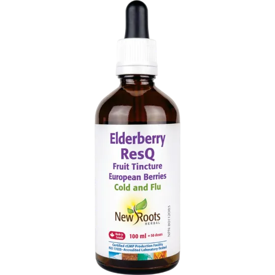 New Roots Elderberry ResQ Fruit Tincture 100 ml | Unbeatable Prices, Daily Deals | VITASHOP