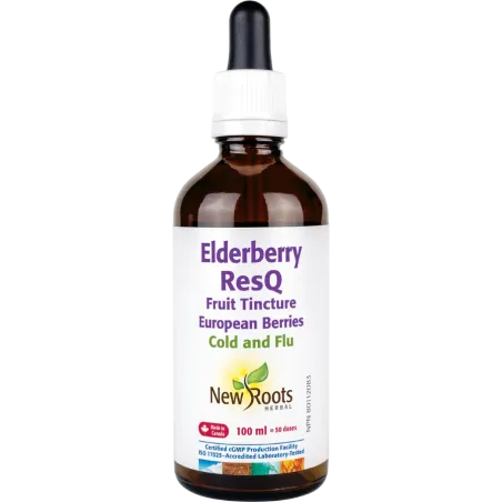 New Roots Teinture de fruits Elderberry ResQ 100 ml | Prix imbattables, Offres quotidiennes | VITASHOP