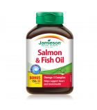Jamieson Salmon & Fish Omega-3 1000 mg 150+50 Softgels | 每天不同折扣, 全网最低价格 | 种类齐全的保健品店铺 VITASHOP, 只有你想不到, 没有你买不到 !