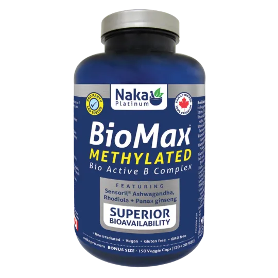 Naka Platinum Pro BioMax B Complex - 150 Vegi Capsules | Unbeatable Prices, Daily Deals | VITASHOP